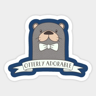 Otterly Adorable Sticker